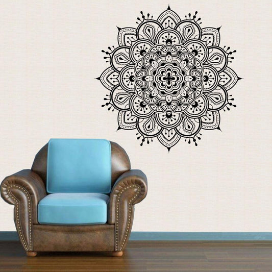 Mandala Etnik Desen Ev Dekor Duvar Sticker Çıkartma Seti