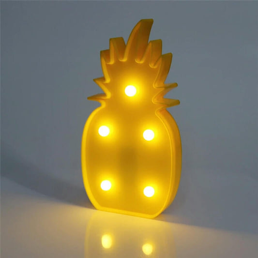 Ananas Led Işıklı Masa Duvar Gece Lambası