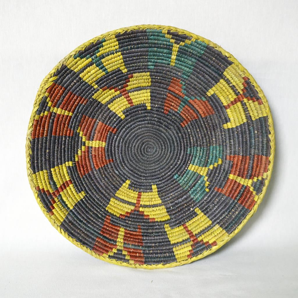 Butterfly Dream El Yapımı Hasır Ev Duvar Dekorasyon Tabağı 36 Cm