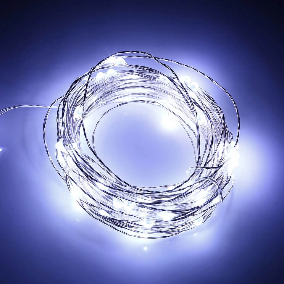 3 Metre Pilli Peri Bakır Tel Led Işık Dizeleri Ev Dekoratif Aydınlatma Organizasyon