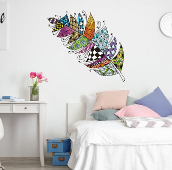 Rengarenk Tüy Bebek & Çocuk Odası Duvar Sticker Çıkartma Seti