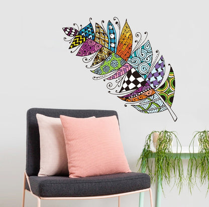 Rengarenk Tüy Bebek & Çocuk Odası Duvar Sticker Çıkartma Seti