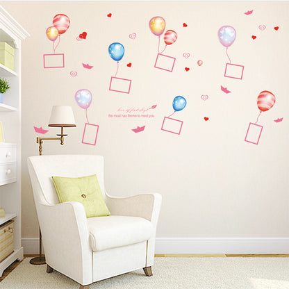 Çerceveli Balonlar Bebek & Çocuk Odası Duvar Sticker Çıkartma Seti