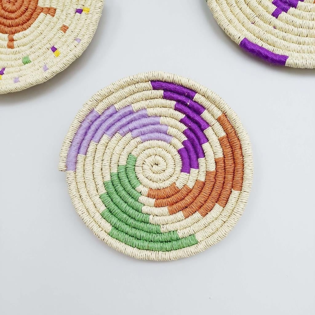 Elmas 23-23-19 cm 3lü set El Yapımı Dekoratif Hasır Duvar Tabağı Bohem Afrikan Etnik Ev Dekorasyon Aksesuarı