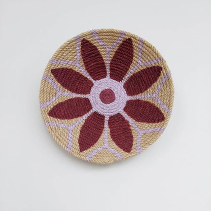 Pega 30 cm El Yapımı Dekoratif Hasır Duvar Tabağı Bohem Afrikan Etnik Ev Dekorasyon Aksesuarı