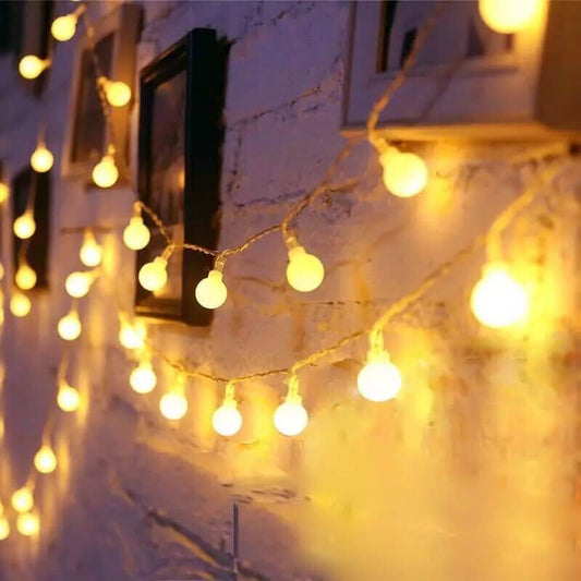 3 Metre Pilli Led Işıklı Ampul Toplar Animasyonlu Aydınlatma Çocuk Bebek Odası Organizasyon Süsleme