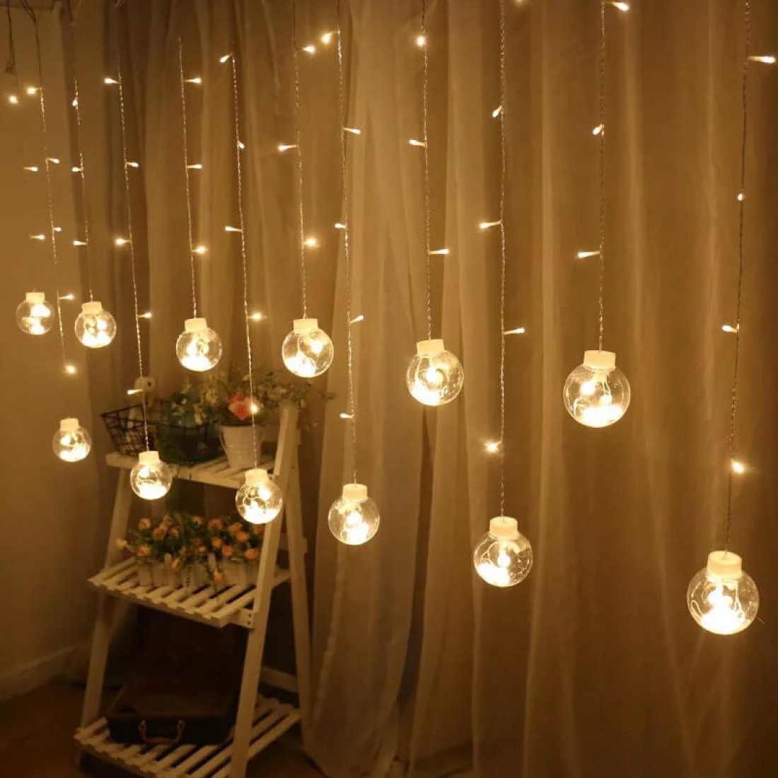 Гирлянда Curtain Lights шары